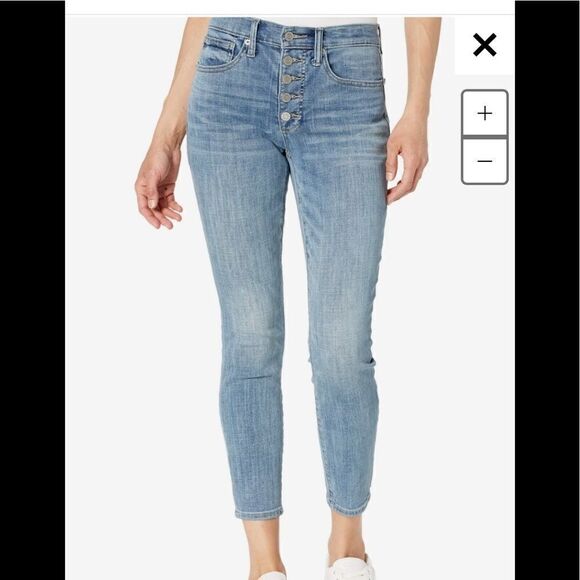 New with tags Lucky Brand High Rise Skinny Bridgette jeans,button fly sz 8/29A - Picture 3 of 9